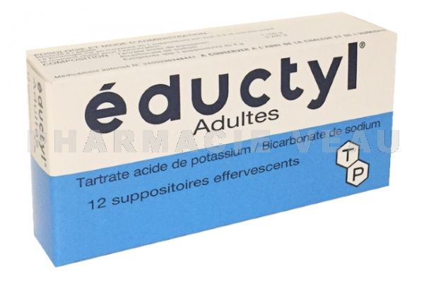 EDUCTYL Adultes - 12 suppositoires - Grande Pharmacie de la Croix Rouge