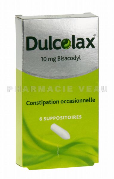 DULCOLAX suppositoires (6 suppositoires)