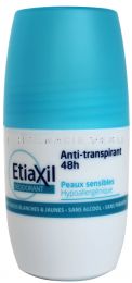 ETIAXIL Déodorant Roll On PEAUX SENSIBLES Anti transpirant 48H 50 ml