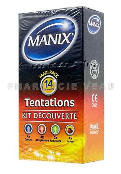 MANIX Tentations (14 préservatifs)