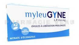 MYLEUGYNE LP 150 mg boîte de 2 ovules