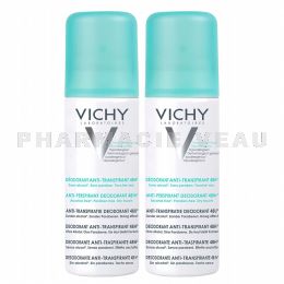 VICHY Déodorant Anti-Transpirant 48h 2 sprays 125 ml - PROMO LOT DE 2