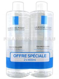 LA ROCHE POSAY - Eau Micellaire Peaux Sensibles Lot de 2x400 ml
