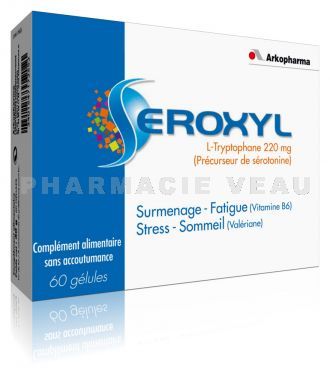ArkoPharma SEROXYL L-Tryptophane B6 boite de 60 gélules