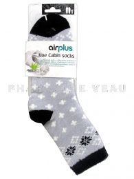 AIRPLUS Chaussettes Hydratantes Flocons Noirs Taille 35-41