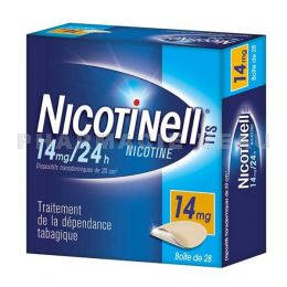 NICOTINELL TTS Patchs à la Nicotine 14 mg/24 h boite de 28