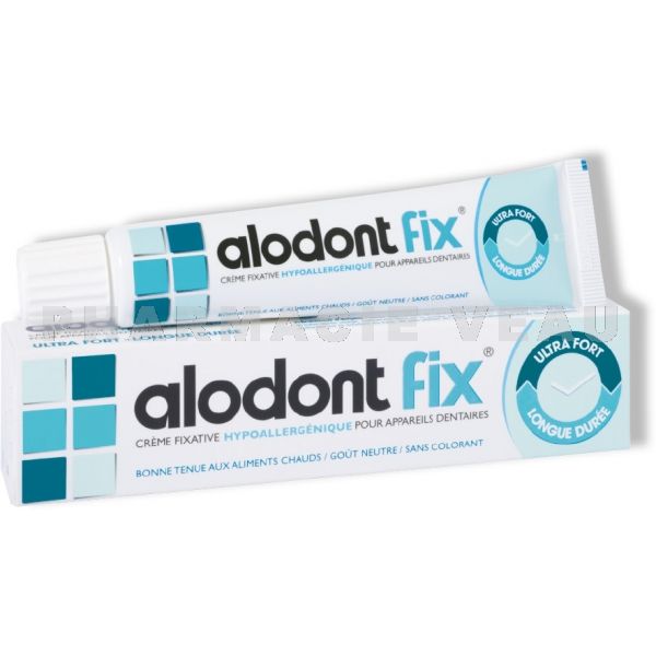 ALODONT Crème Fixative Hypoallergénique Appareils Dentaires (50g)
