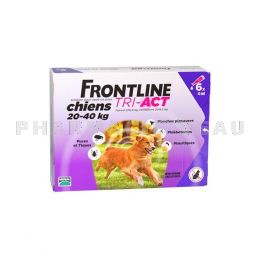 FRONTLINE TRI-ACT Chiens L 20-40 kg 6 Pipettes
