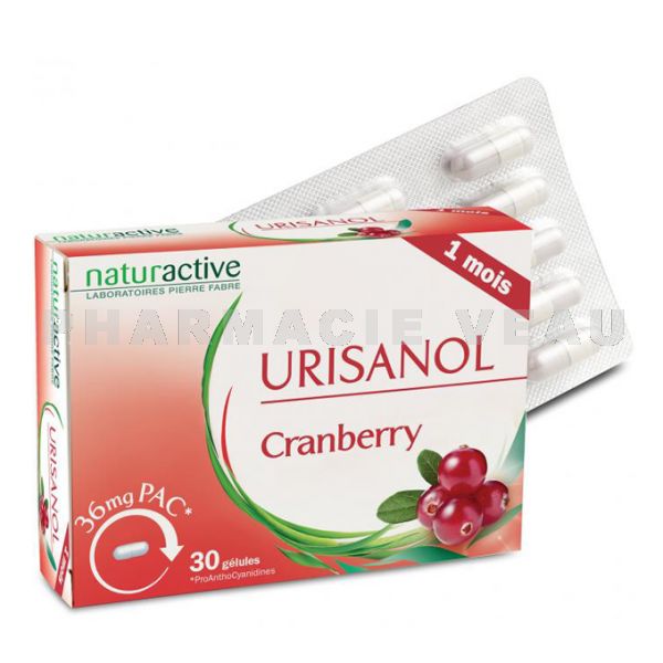 URISANOL Cranberry (30 gélules) Naturactive