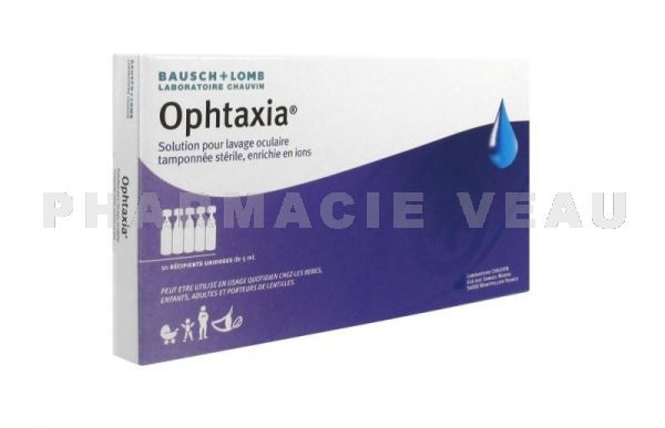 OPHTAXIA Solution Lavage Oculaire (10 unidoses x5ml)