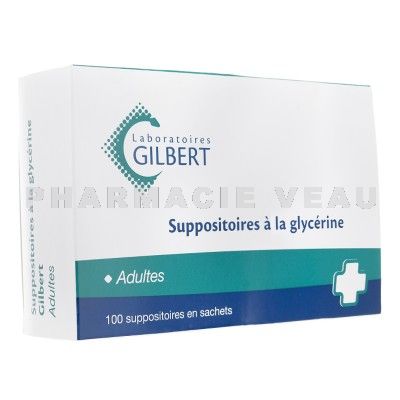 Suppositoires à la Glycérine ADULTES Bte de 100 Gilbert