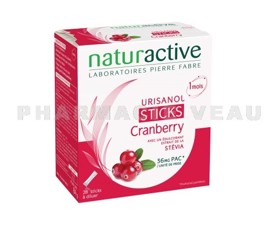 URISANOL Cranberry (28 Sticks) Naturactive