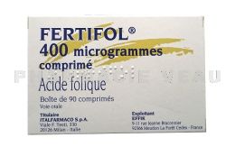 FERTIFOL 400 µg Boîte de 90 Comprimés acide folique