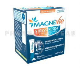 STRESS RESIST Magnésium Stress & Fatigue 30 sachets sticks Magnévie
