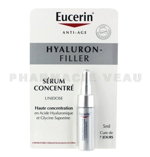 EUCERIN Hyaluron-Filler Sérum Concentré Unidose 5ml Cure de 7 jours