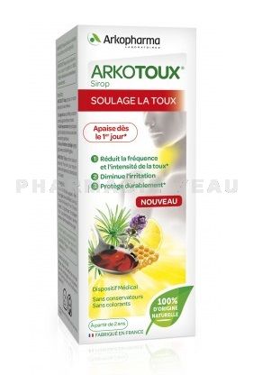 ARKOTOUX Sirop Arôme Fruits Rouges 140 ml
