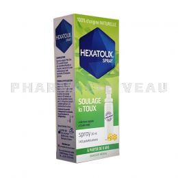 HEXATOUX Spray buccal pour soulager la toux et la gorge 30 ml