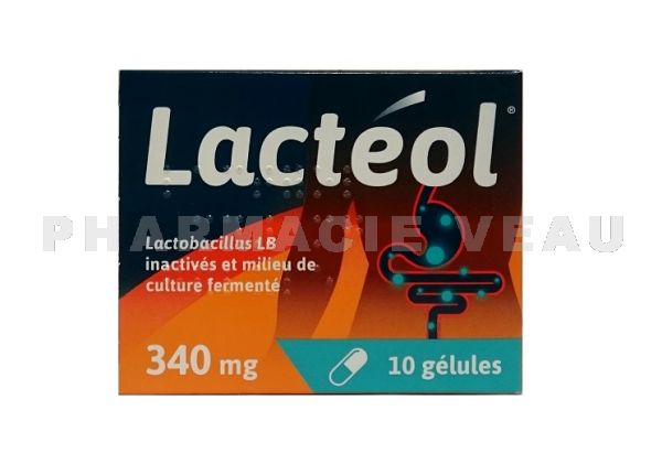 LACTEOL 340 mg Boîte de 10 gélules