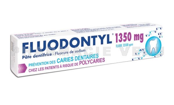 FLUODONTYL Dentifrice au Fluor 1350 mg Tube de 75 ml