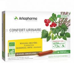 ARKOFLUIDES BIO - Confort Urinaire Arkopharma - 20 ampoules