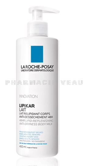 LIPIKAR Lait Relipidant Corps (400 ml) La Roche Posay