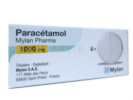 PARACETAMOL 1000 mg Mylan comprimés effervescents sécables B/8 cp
