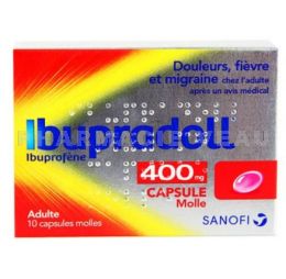 IBUPRADOLL ibuprofène 400mg boîte de 10 capsules molles