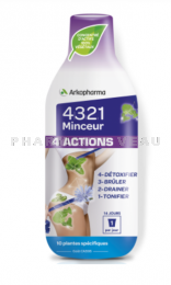 ARKOPHARMA 4321 Minceur ® 4 actions 280 ml NSFP