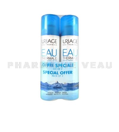 URIAGE Spray Eau Thermale Brumisateur (lot de sprays 2 x 300 ml)