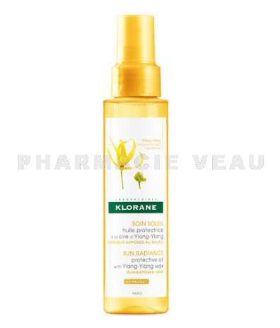 KLORANE YLANG-YLANG Huile protectrice cheveux Après-Soleil (100ml)