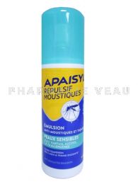 APAISYL Anti-moustiques : lotion protectrice - émulsion peaux sensibles 90 ml