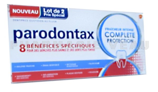 PARODONTAX Dentifrice Complète Protection (LOT de 2 x75ml)