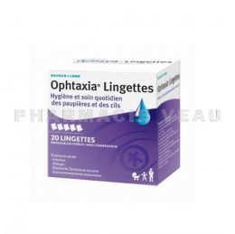 OPHTAXIA Lingettes nettoyantes oculaires 20 lingettes