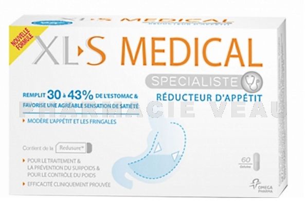 XLS MEDICAL Minceur Réducteur d'Appétit (60 gélules)