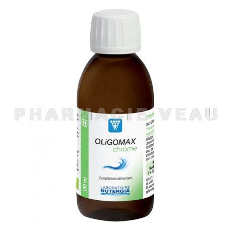 OLIGOMAX CHROME Nutergia Flacon de 150 ml remplace SUPRAMINÉRAL