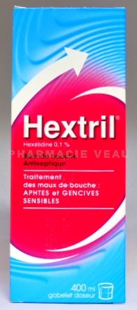 HEXTRIL bain de bouche antiseptique 400 ml