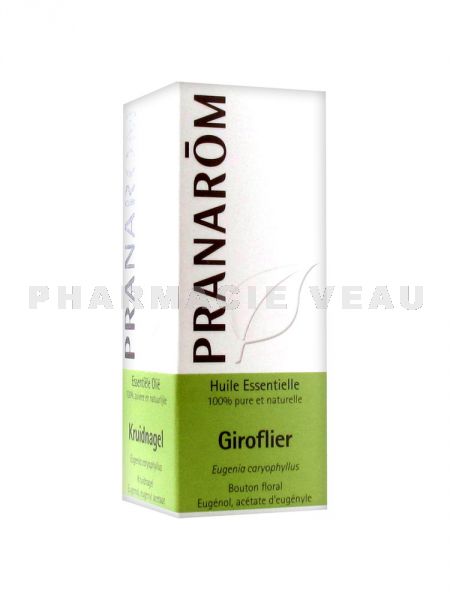 GIROFLIER - Pranarom Huile Essentielle De Giroflier (Eugenia Caryophyllus) - Flacon 10 ml