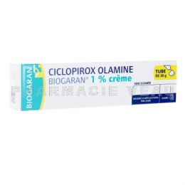 CICLOPIROX Olamine 1% crème Mycoses générique de Mycoster 30g Biogaran