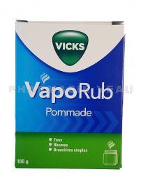 VICKS VAPORUB pommade Rhume & Toux décongestionnant 100 gr