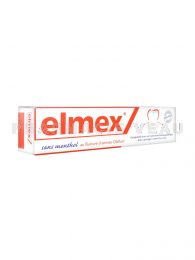 ELMEX Dentifrice Anti Caries sans Menthol -compatible homéopathie 75 ml