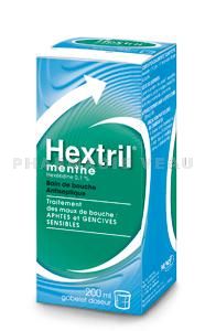 HEXTRIL MENTHE bain de bouche antiseptique 200 ml