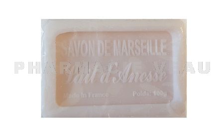 SAVON de Marseille au lait d'Anesse (pain 100gr)