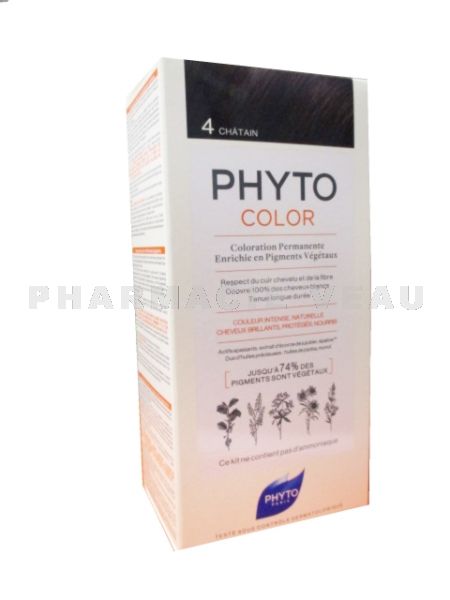 PHYTOCOLOR 4 Coloration Permanente CHATAIN