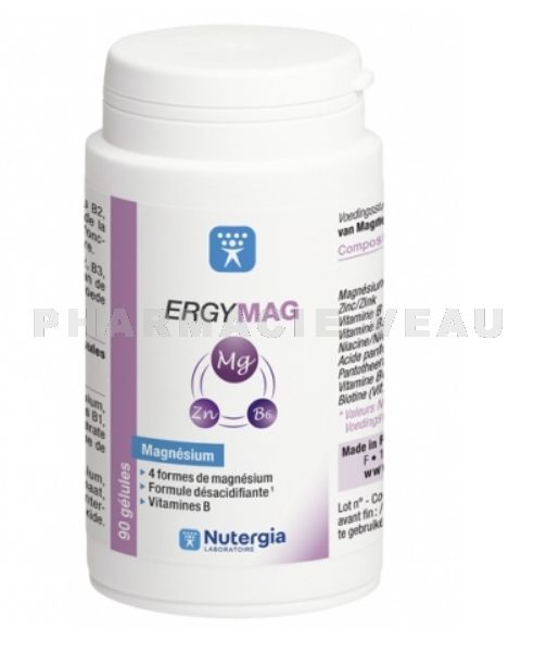 ERGYMAG Nutergia (90 gélules) - Magnésium