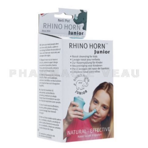 Lavage de nez RhinoHorn - Accessoire hygiène nasale : pot de neti