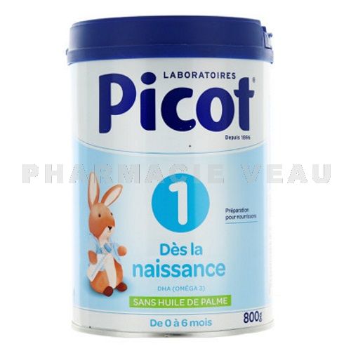 Lait poudre 1er âge standard Picot - lait en poudre 0-6 mois