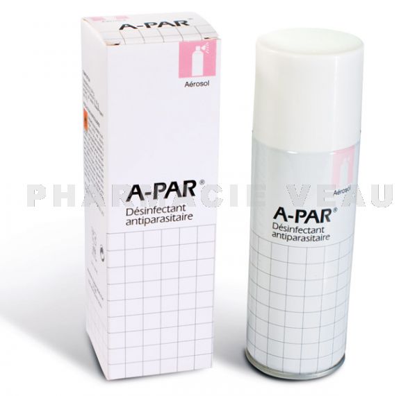 APAR Spray anti acariens gale, puces, punaises de lit (spray 200 ml)