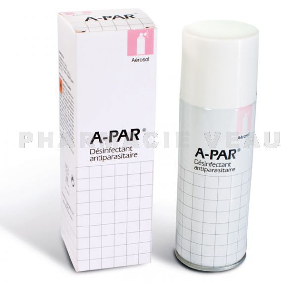 APAR Spray anti acariens gale, puces, punaises de lit (200 ml