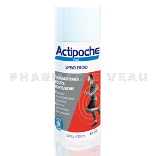 ACTIPOCHE Bombe de froid (spray froid 400 ml)