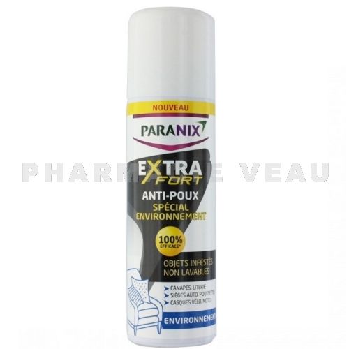 PARANIX EXTRA FORT Anti Poux ENVIRONNEMENT Maison (Spray 150 ml)
